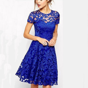 Hallow Out Lace Dresses Sexy Princess Dresses Slim Summer Dresses For Women