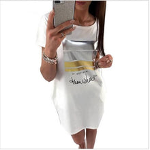 Casual Short Sleeve Mini Dress