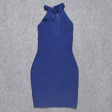 Sleeveless Halter Neck Bodycon Dress