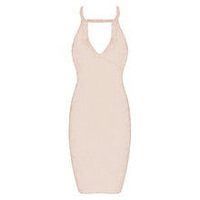 Sleeveless Halter Neck Bodycon Dress