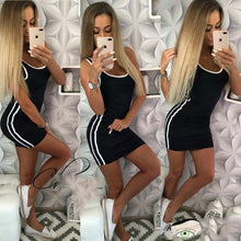 Casual O Neck Sleeveless Bodycon Dress
