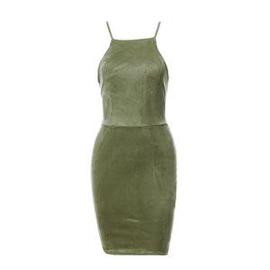 Sexy Backless Sleeveless Mini Dress