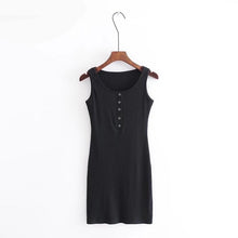 O Neck Sleeveless Bodycon Mini Dress