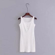 O Neck Sleeveless Bodycon Mini Dress