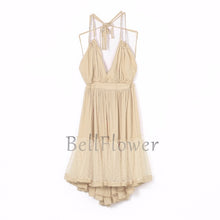 Sexy Backless Shoulder Strap Mini Dress