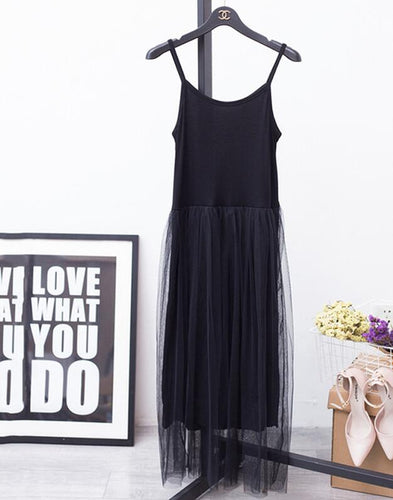 Mesh Cami Midi Dress For Women