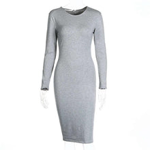 Short Sleeve Knee Length Bodycon Dress