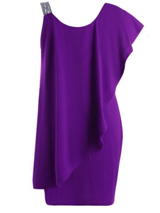 One Shoulder Bodycon Mini Dress