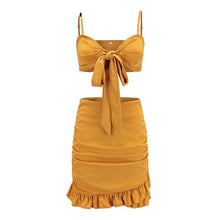 Bow Tie Bodycon Mini Dress