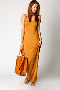 O-neck Sleeveless Slim Dresses For Women
