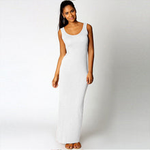 O-neck Sleeveless Slim Dresses For Women