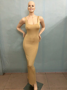 O-neck Sleeveless Slim Dresses For Women