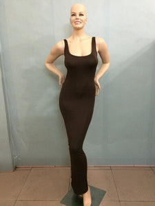 O-neck Sleeveless Slim Dresses For Women