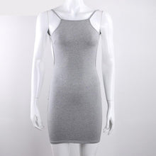 Spaghetti Strap Backless Bodycon Dress