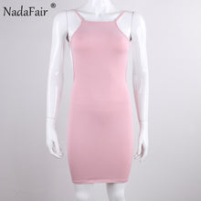 Spaghetti Strap Backless Bodycon Dress