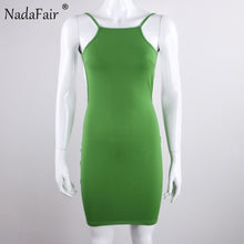 Spaghetti Strap Backless Bodycon Dress