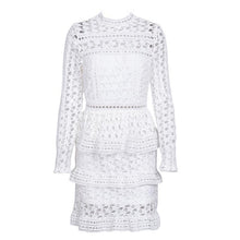 Elegant Long Sleeve Mini Dress