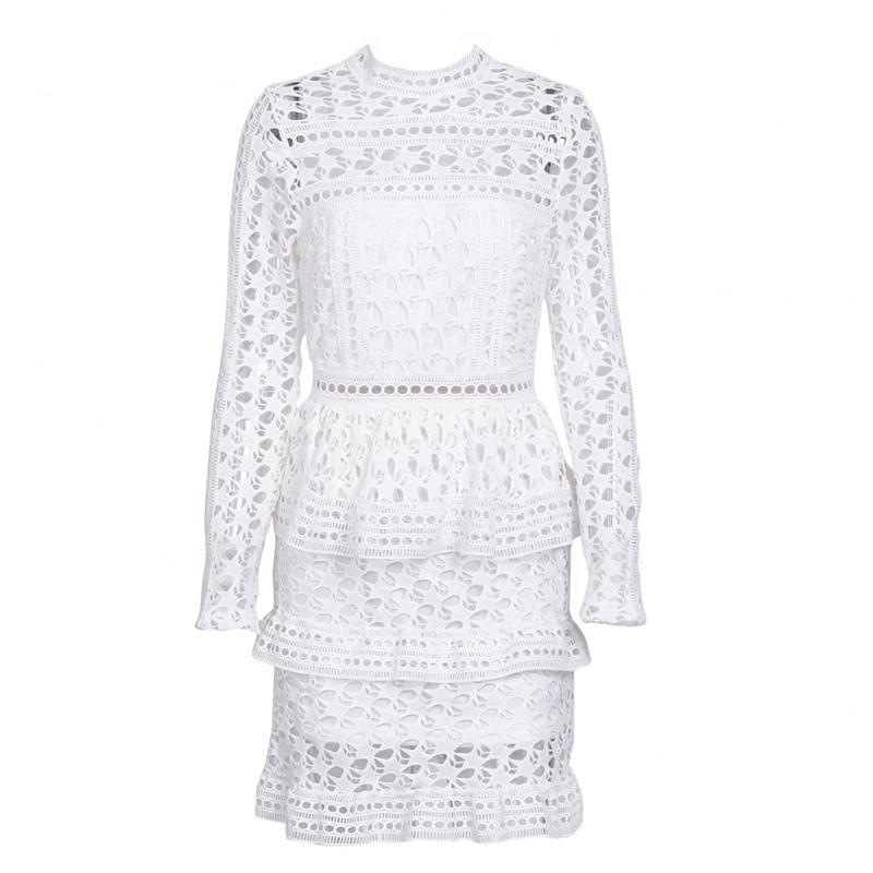 Elegant Long Sleeve Mini Dress