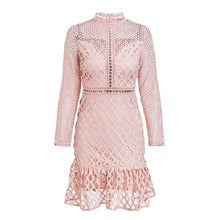Elegant Long Sleeve Mini Dress