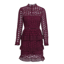 Elegant Long Sleeve Mini Dress