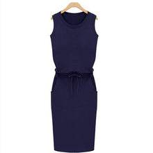 Sexy Sleeveless Slim Fit Cotton Dress
