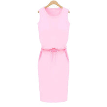 Sexy Sleeveless Slim Fit Cotton Dress