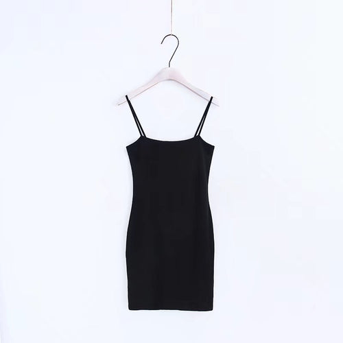 Basic Slip On Bodycon Cami Dress