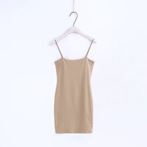 Basic Slip On Bodycon Cami Dress