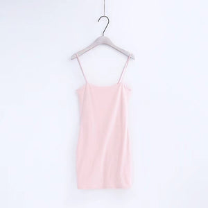 Basic Slip On Bodycon Cami Dress