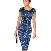 Floral Print Business Casual Dress