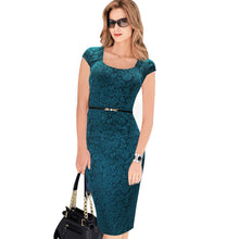 Floral Print Business Casual Dress