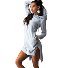 Casual Long Hoodie Dress