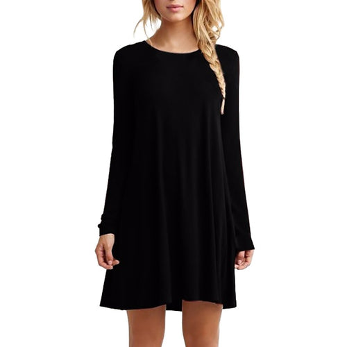 Long Sleeve Casual Dress
