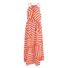 Sleeveless High Waist Long Maxi Dress With Belt