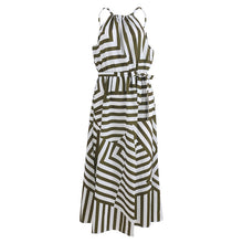 Sleeveless High Waist Long Maxi Dress With Belt