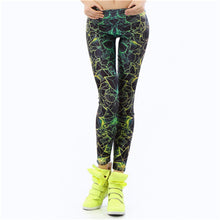 New Black Splatter  Print Women Legging