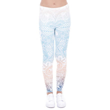 Mandala Leggings Mint Printed Leggings For Women
