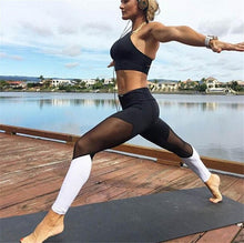 Casual Women  New Arrival Mesh Insert Leggings