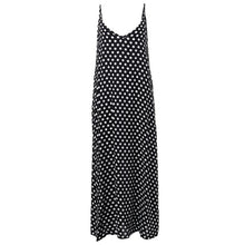 Women Polka Dot Print V Neck Dress