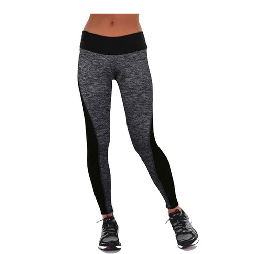 Black/Gray Women's Fitness Leggings