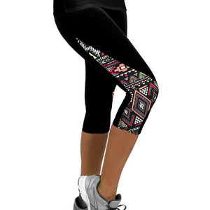 Capri Leggings Printed Leggings For Womens