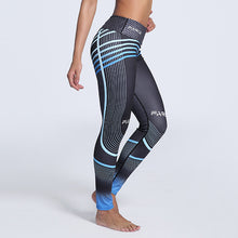 Elastic Sporting Leggings Gradient Color