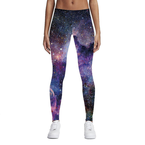 New 3D Galaxy Printed Leggings For Wonmen