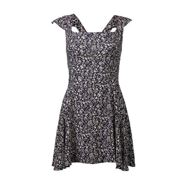 Backless High Waist Summer Dress