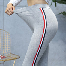 Side stripes Women Casual Legging