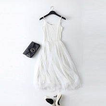 Patchwork Mesh Dress Spring Summer Women