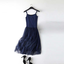 Patchwork Mesh Dress Spring Summer Women