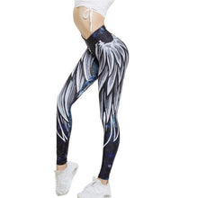 Angel Wing Leggings For Women Skinny High Waist Leggings