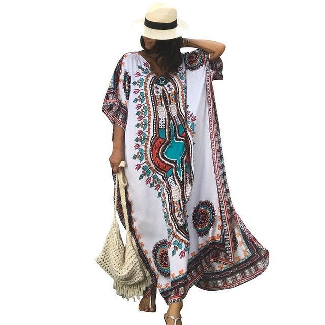 Women Summer African Ethnic Print Dress