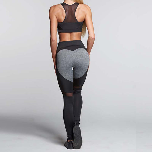 High Waist Workout Leggings For Women Love Heart Leggings
